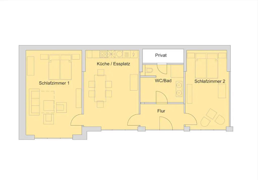 Ferienwohnung Lincoln-Loft Weimar Exterior foto